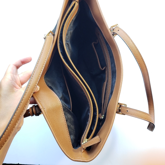 NWOT Michael Kors Jet Setter nylon tote w leather - Picture 5 of 15